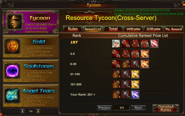 league of angels resource tycoon