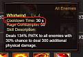 Skill tooltip not reflecting talent alterations. stays at the 30 second default cooldown instead of taking away the 14 and changing the cooldown to 16.